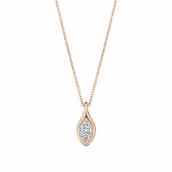 Zadok Privé Adjustable Bezel Marquise Diamond Pendant