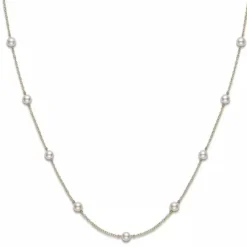 Mikimoto Akoya Cultured Pearl Station Necklace