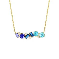 Suzanne Kalan Amalfi Blend Dark Blue Ombre Pendant