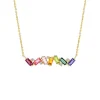 Suzanne Kalan Amalfi Burst Rainbow Bar Pendant