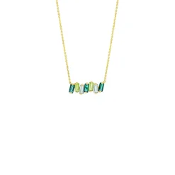 Suzanne Kalan Amalfi Green Mix Bar Pendant