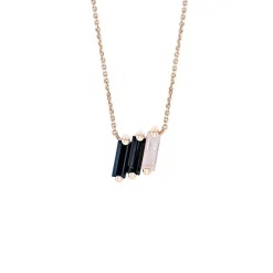 Suzanne Kalan Amalfi Midi Black Ombre Pendant