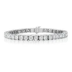 Zadok Privé Asscher Cut Diamond Tennis Bracelet