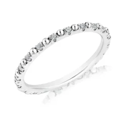 Women Zadok Collection Beaded Eternity Ring