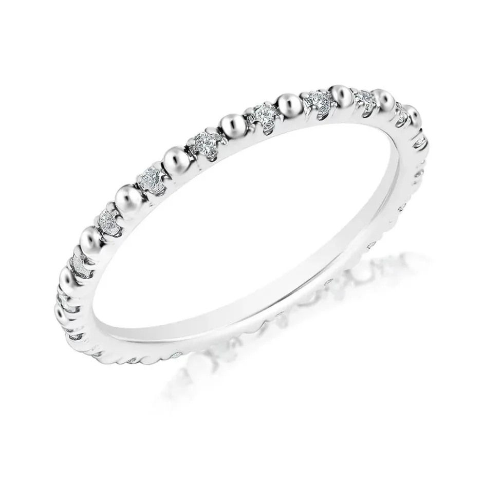 Women Zadok Collection Beaded Eternity Ring
