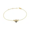 Zadok Collection Black Diamond Bumble Bee Bracelet