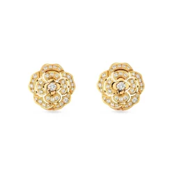 CHANEL Bouton de Camélia Earrings