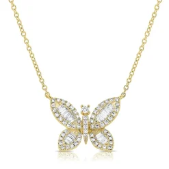 Zadok Collection Butterfly Link Diamond Pendant