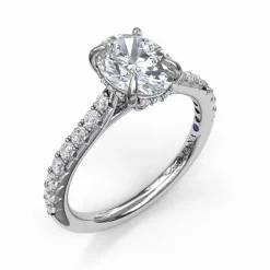 Fana Cathedral Diamond Engagement Ring