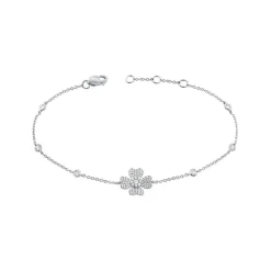 Zadok Collection Clover Diamond Bracelet