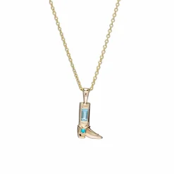 Zadok Collection Cowboy Boot Bejeweled Pendant