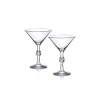 Baccarat Crystal Jean-Charles Boisset Passion Set Of 2 Martini Glass