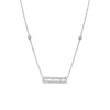 Zadok Collection Diamond & Baguette Necklace