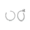 Zadok Collection Diamond Circular Hoop