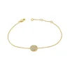 Zadok Collection Diamond Disc Bracelet