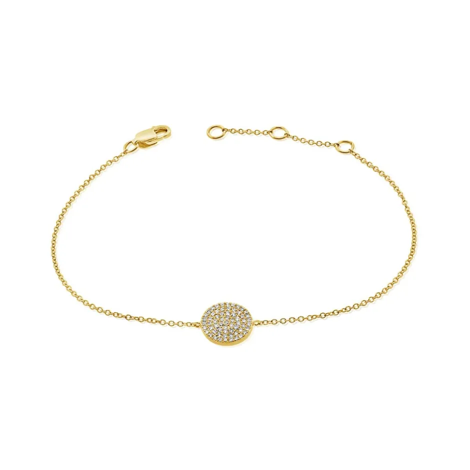 Zadok Collection Diamond Disc Bracelet