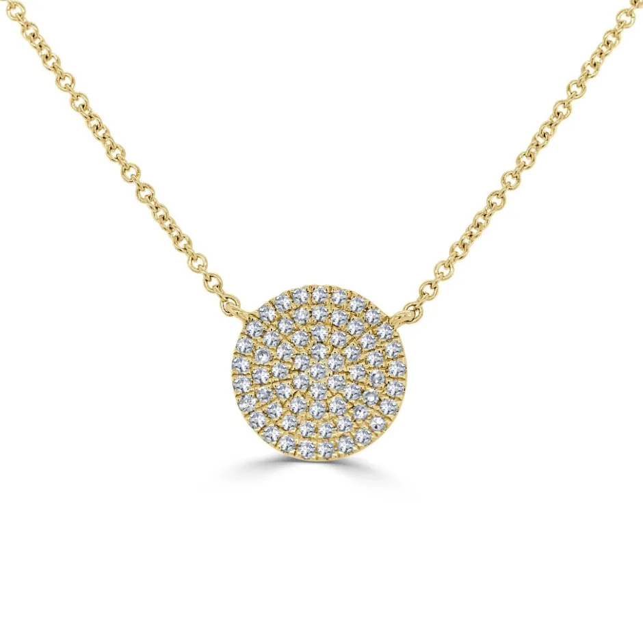 Zadok Collection Diamond Disc Necklace