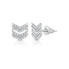 Zadok Collection Diamond Double Arrow Studs