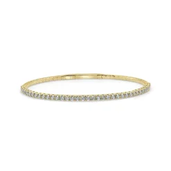 Zadok Collection Diamond Flexible Bangle