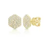 Zadok Collection Diamond Hexagon Studs