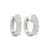 Zadok Collection Diamond Huggie Earrings
