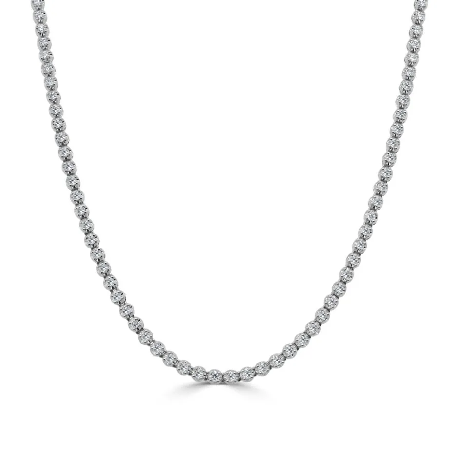 Zadok Collection Diamond 2-in-1 Tennis Bracelet/Necklace