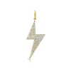 Zadok Collection Diamond Lightning Bolt Charm
