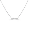 Zadok Collection Diamond Mini Bar Necklace