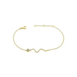 Zadok Collection Diamond Snake Bracelet