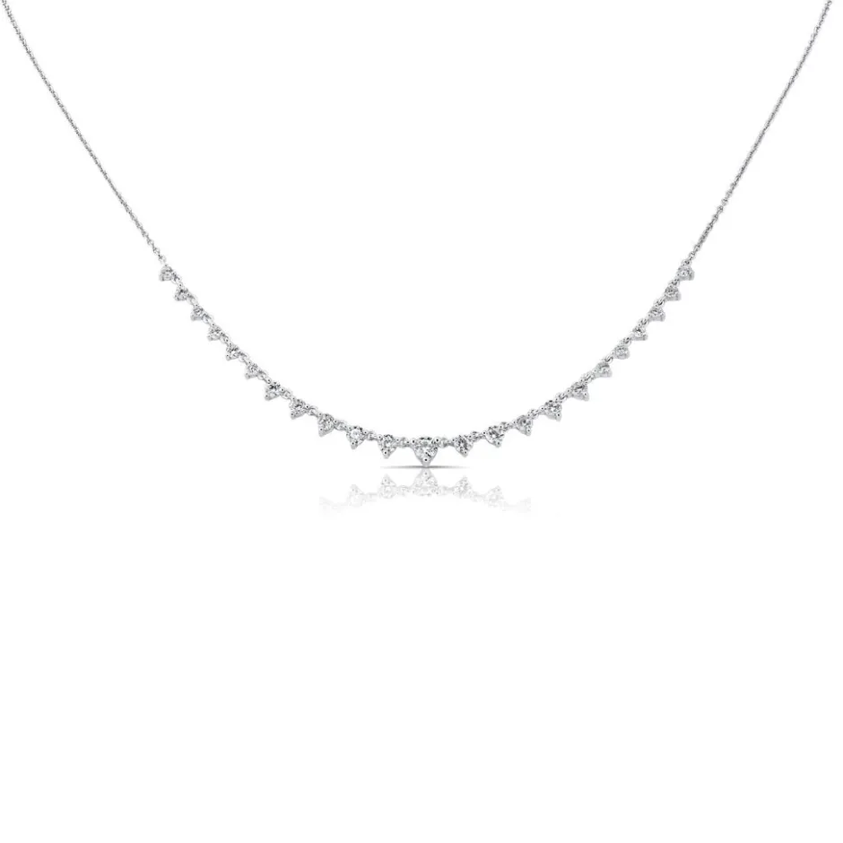 Zadok Collection Diamond Station Necklace