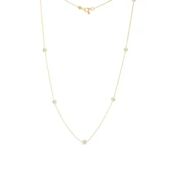Roberto Coin Diamonds By The Inch 7 Station Necklace