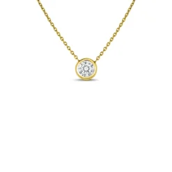 Roberto Coin Diamonds By The Inch 0.38ct Bezel Set Necklace
