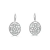 Zadok Collection Filagree Pave Drop Diamond Earrings