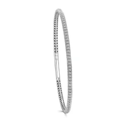 Zadok Collection Flexible Diamond 0.91ct Bangle