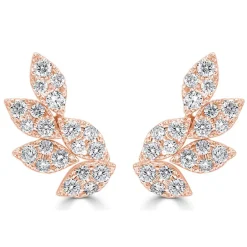 Zadok Collection Gold And Diamond Earring Climber