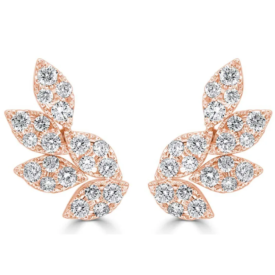 Zadok Collection Gold And Diamond Earring Climber
