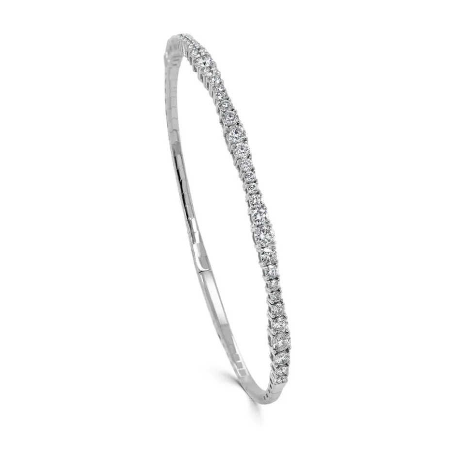 Zadok Collection Graduated Diamond Bangle