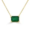 Zadok Collection Green Emerald Necklace