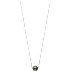 Mikimoto Japan Collections Pendant With Black South Sea Pearls