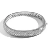 Zadok Collection Large Domed Diamond Bangle
