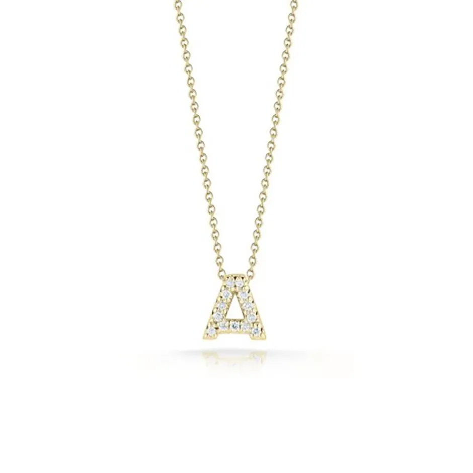 Roberto Coin Love Letter With Diamonds Pendant
