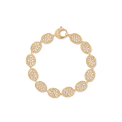 Marco Bicego Lunaria Diamond Pave Link Bracelet