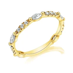 Women Zadok Collection Marquise Diamond Spaced Band