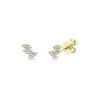 Zadok Collection Marquise Stud 0.3in Diamond Earrings