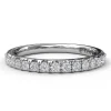 Women Fana Matching Band to Halo Diamond Solitaire Engagement Ring