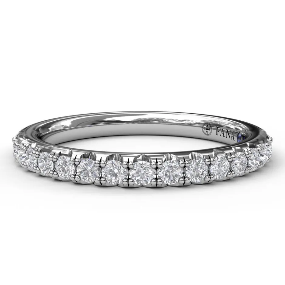 Women Fana Matching Band to Halo Diamond Solitaire Engagement Ring