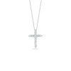 Roberto Coin Medium Cross Pendant With Diamonds
