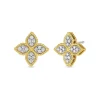 Roberto Coin Medium Stud Earring With Diamonds
