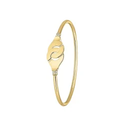 Dinh Van Menottes Pave R12 Bracelet