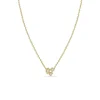 Zoe Chicco Mixed Cut Diamond Cluster Necklace